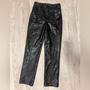 Black Leather Pants